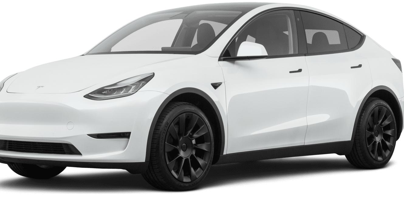 TESLA MODEL Y 2021 5YJYGDED1MF111049 image